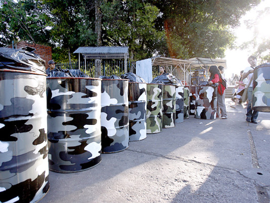 Universitarios en contra de 'militarización' en Honduras