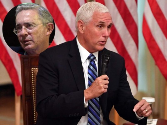 Pence llama 'héroe' al expresidente Uribe y pide fin de su arresto domiciliario