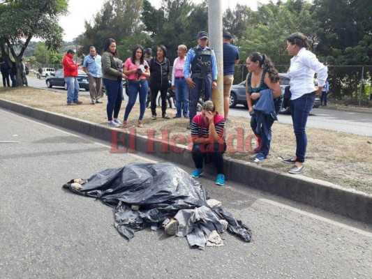 Camión cisterna atropella y mata a peatón en el anillo periférico de la capital de Honduras