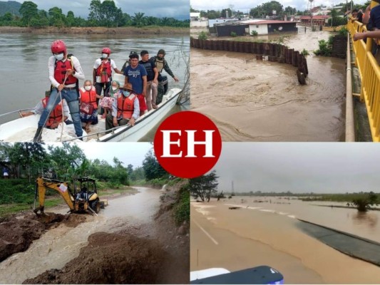 FOTOS: Un Valle de Sula anegado se prepara para más inundaciones
