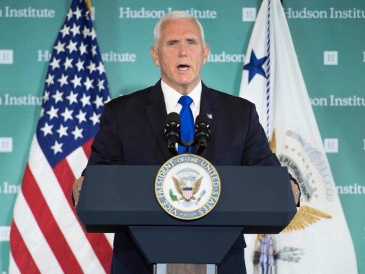 Mike Pence acusa a China de buscar la salida de Donald Trump&nbsp;&nbsp;