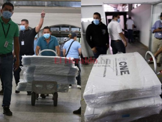 Avanza preparación de maletas electorales para ser distribuidas en diferentes puntos de Honduras (FOTOS)