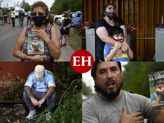 Desconsuelo: Argentina llora la muerte de Diego Armando Maradona