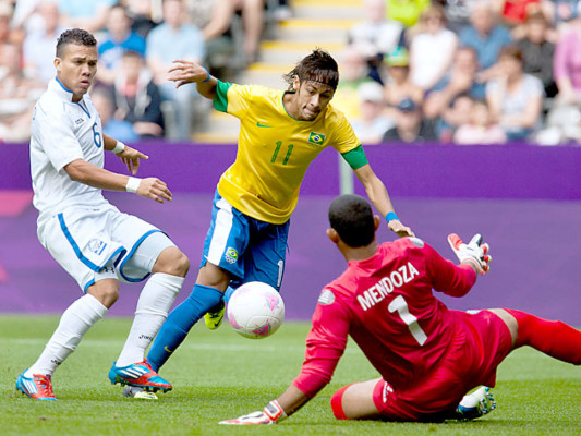 Honduras puso en aprietos a Brasil en cuartos de final de Londres 2012