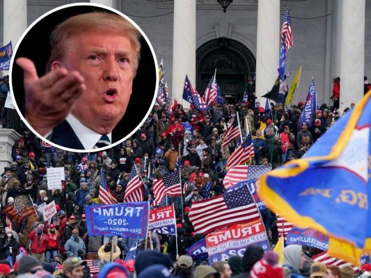 'Nosotros somos el Partido de la ley y el orden': Trump a manifestantes en el Capitolio