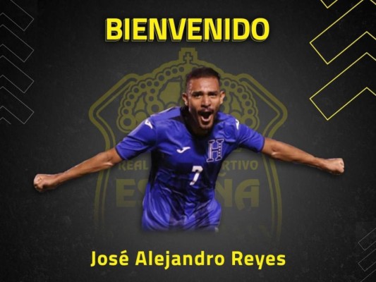 Real España anuncia la llegada de José Alejandro Reyes