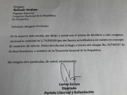 Solo seis diputados han devuelto el incremento salarial