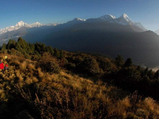Foto tomada el 24 de octubre del 2014 de las montañas Annapurna en Nepal. Foto: Agencia AP/Malcolm Foster.