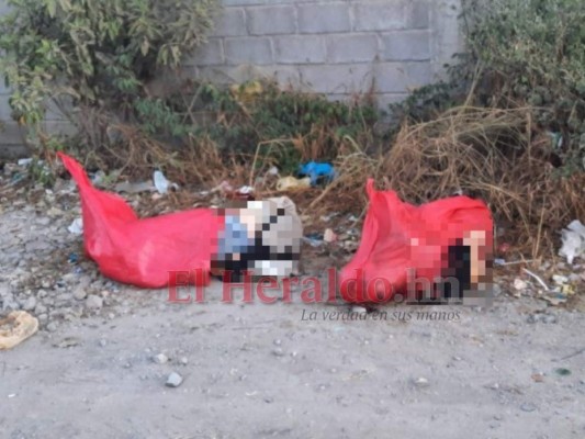 Encuentran dos cadáveres encostalados en la salida al norte de la capital