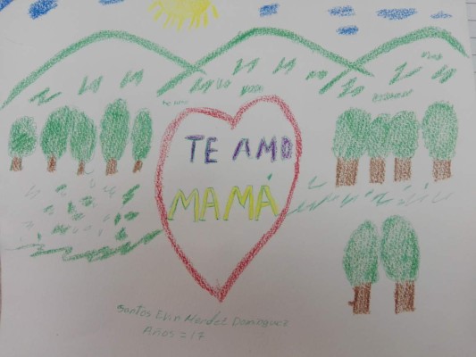 Dibujos hechos con amor, el mejor regalo que puede recibir una madre en su día