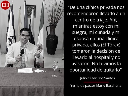 Irregularidades y malos tratos: yerno del pastor Mario Tomás Barahona rompe el silencio sobre el deceso