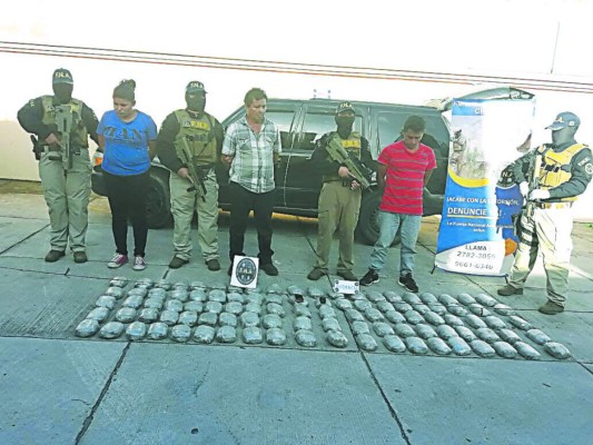 Allanamientos en Choluteca: caen con 100 libras de marihuana