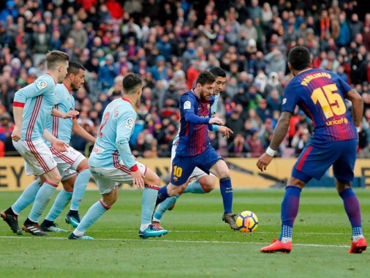 Barcelona empató 2-2 con el Celta de Vigo en el Camp Nou