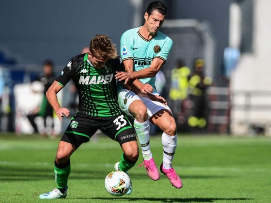 El Inter resiste en Sassuolo y aguanta el pulso a la Juventus&nbsp;