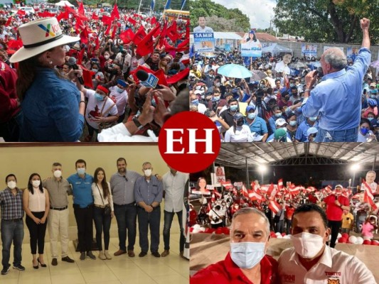 Candidatos a la presidencia salieron en busca de votos por toda Honduras (Fotos) &nbsp;