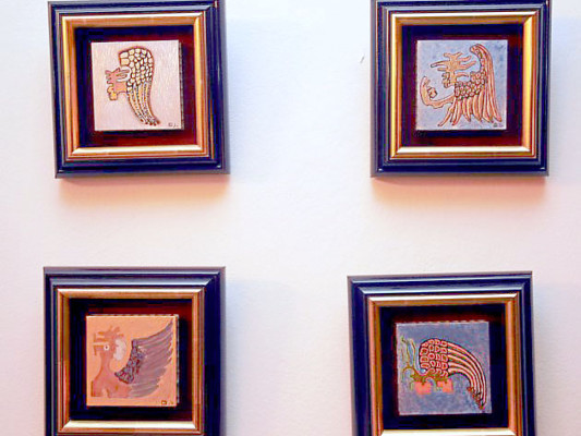 El arte plástico fue expuesto en miniaturas