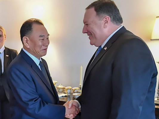 Pompeo y enviado norcoreano planifican cita cumbre entre Trump y Kim Jong Un&nbsp;&nbsp;