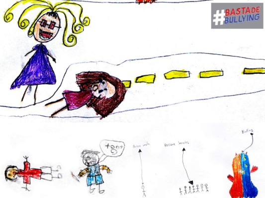 Niños narran con dibujos cómo son víctimas de bullying (FOTOS)