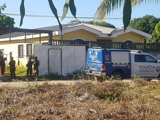 Descubren vivienda que sería centro de planificación de masacres en Cortés (FOTOS)