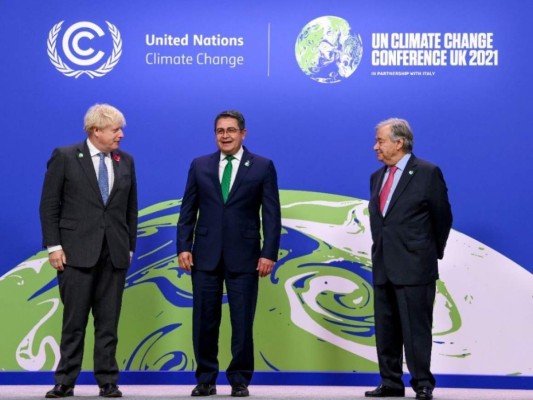 Presidente Hernández denuncia los efectos del cambio climático en Honduras en la COP26