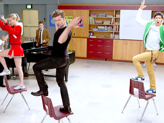 Ricky Martin, un profesor sexy de español en Glee