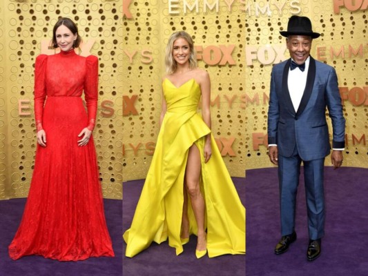 Derroche de elegancia, color y extravagancia en la alfombra morada previo a la entrega de Premios Emmy en su edición número 71. Fotos: AP.