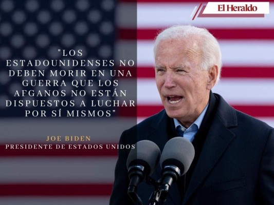 Las frases con las que Joe Biden justificó la retirada de Afganistán