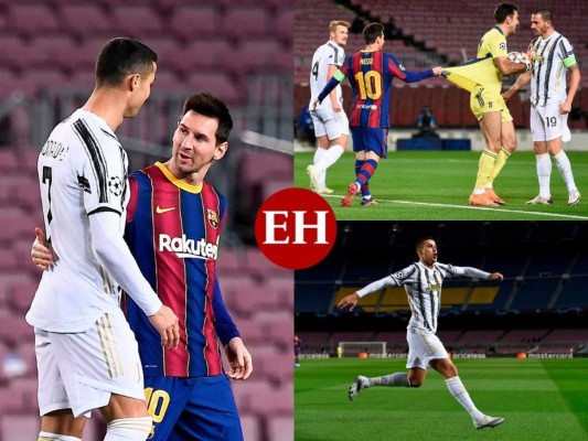 Las imperdibles imágenes del duelo Barcelona-Juventus en el Camp Nou