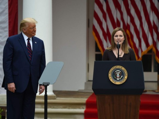 Amy Coney Barrett, la jueza conservadora y católica nominada por Trump