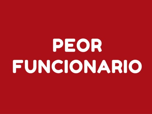 Peor funcionario 2016