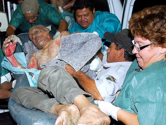 Incendio apocalíptico en penal de la región central de Honduras