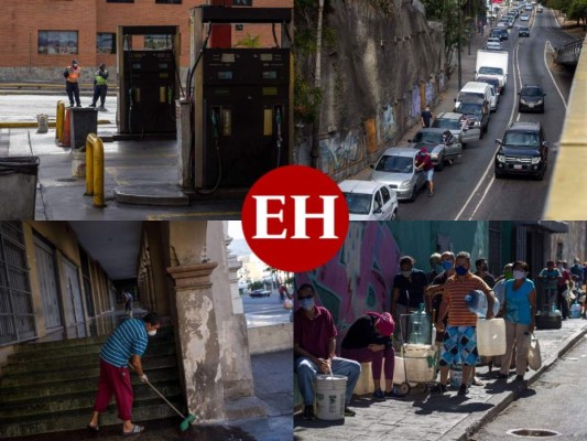 FOTOS: El suplicio de los venezolanos por agua y combustible en cuarentena