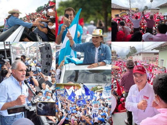 Con caravanas y mitines, candidatos impulsan su campaña en recta final a elecciones (FOTOS)