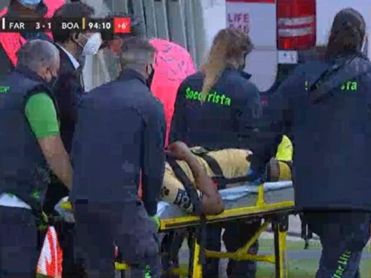 Jorge Benguché sale lesionado en derrota del Boavista