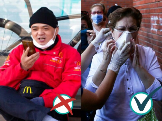 Los principales errores que la gente comete al usar la mascarilla