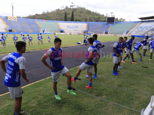 Así fue el entrenamiento de Honduras previo al amistoso con Puerto Rico