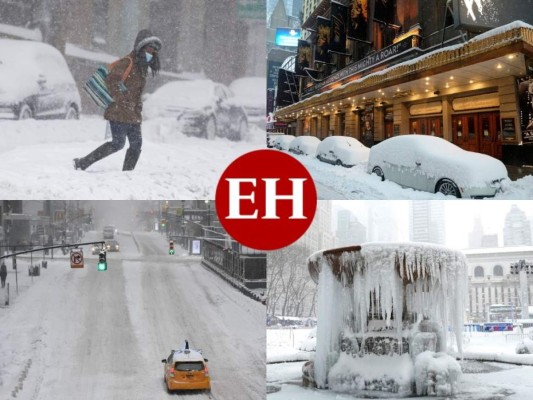 Transporte paralizado y confinamiento: alerta por nevada en Estados Unidos