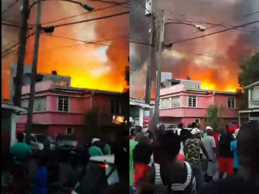 Se desata voraz incendio en la cárcel más importante de Guyana
