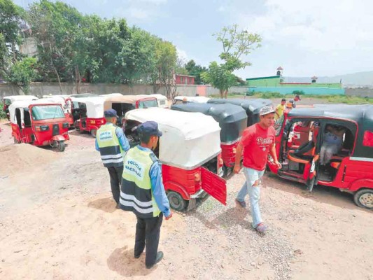 Más de 1,300 mototaxis circulan en las calles del Distrito Central