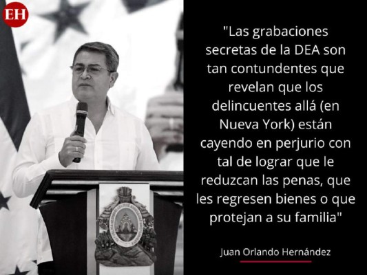 15 frases de Juan Orlando Hernández en su entrevista con EL PAÍS
