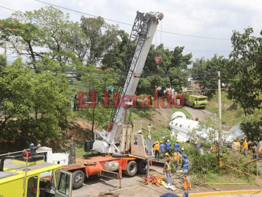 Imágenes que no vio del accidente de avión en Aeropuerto Toncontín