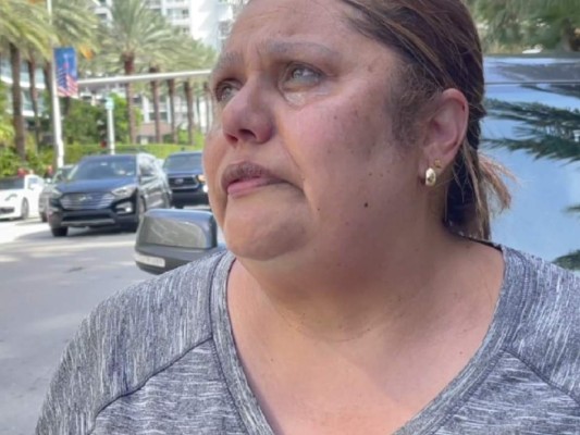 Hondureña narra el terror que vivió durante el derrumbe de edificio en Miami  