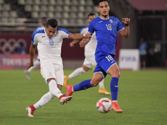 Edwin Rodríguez deslumbra al mundo con sus actuaciones con la Selección Nacional de Honduras en Tokyo 2020. Foto: AFP