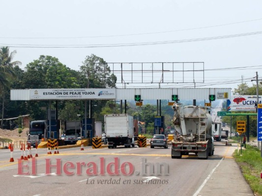 Analizan reubicar la caseta de peaje de Santa Cruz de Yojoa