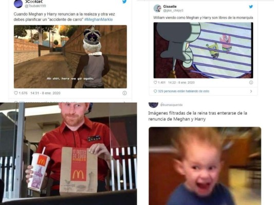 Los 'ácidos' memes tras la renuncia de Meghan y Harry