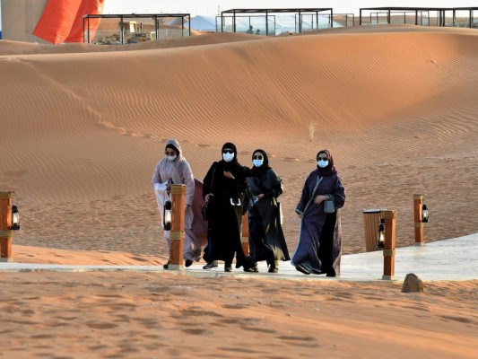 Así es el oasis de lujo para los ricos saudíes en plena pandemia