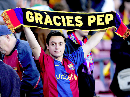 Lágrimas, sonrisas y goles en emotiva despedida de Guardiola