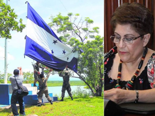 Diputada de Libre María Luisa Borjas propone cambiarle el color a la Bandera de Honduras