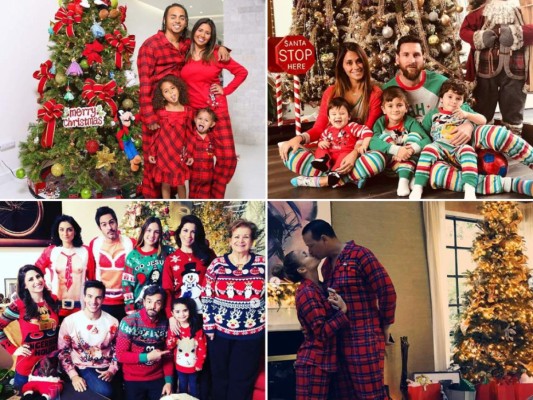 FOTOS: Famosos que recibieron la Navidad en pijama junto a su familia
