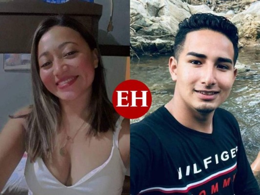 Fotografías en vida de Julissa Esther Ramírez (25) y Jonathan Amilcar Bonilla Lara (19).